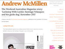 Tablet Screenshot of andrewmcmillen.com